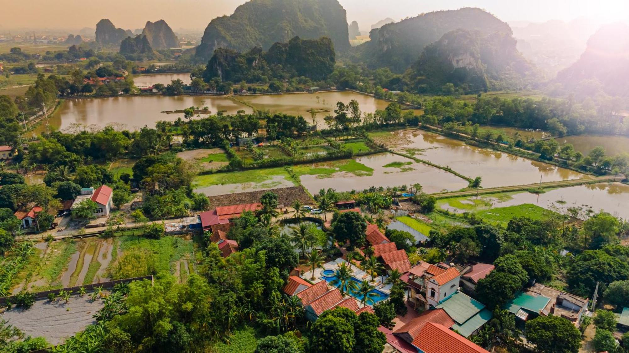Tam Coc Green Garden Bungalow Ninh Binh Exterior foto